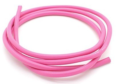 Pink 18 gauge wire (per foot) - Three Pedals