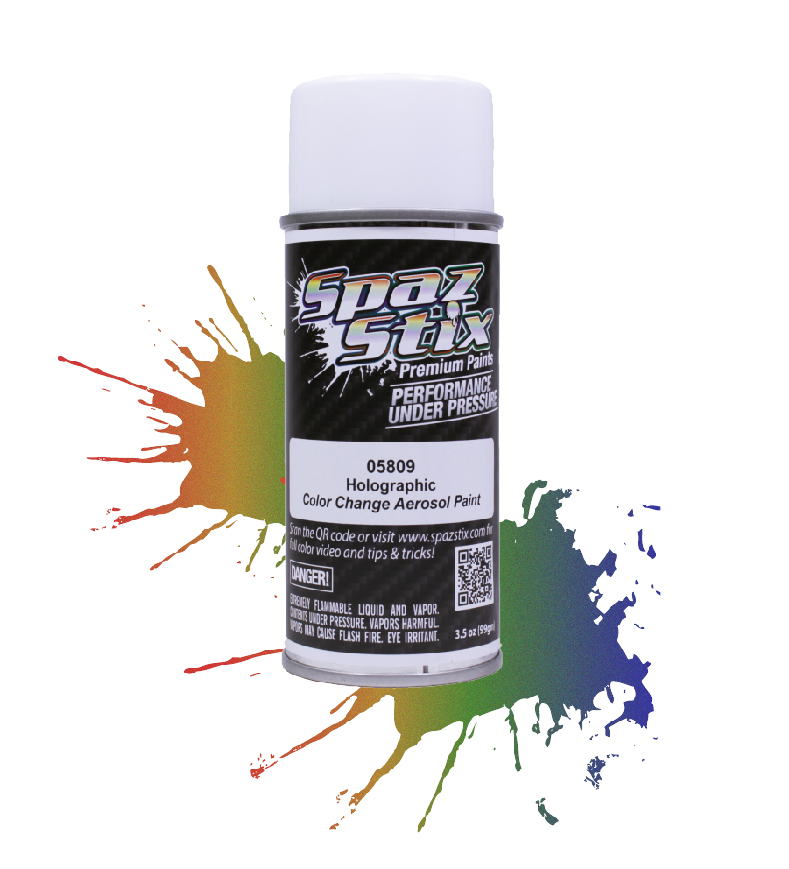  Spaz Stix 3 PACK SZX05800 05800 COLOR CHANGING HOLOGRAPHIC PAINT  for R/C Lexan Body INCLUDES CHICAGOLAND RC COUPON : Arts, Crafts & Sewing