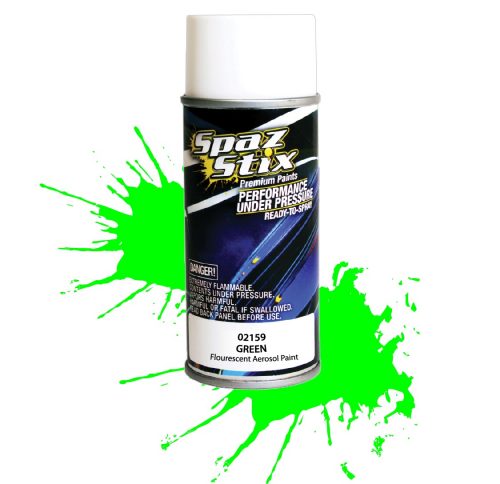 Spaz Stix Green Fluorescent Paint 3.5oz Can SZX02159 02159 - Rotor Ron