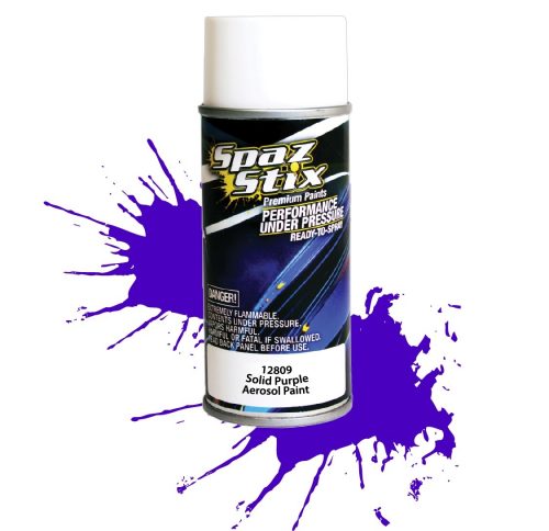Spaz Stix Solid Purple Paint 3.5oz Can SZX12809 12809 - Rotor Ron