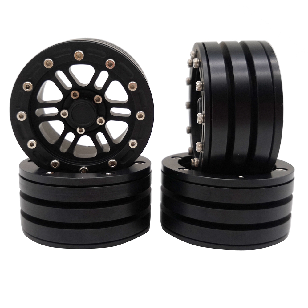 Details about   1/10 Scale 1.9 12Spoke Aluminium Crawler Wheels Rims SCX10 II CC01 D90 TRX-4 RED 